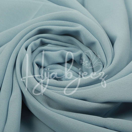 PLAIN GEORGETTE HIJAB - SKY BLUE