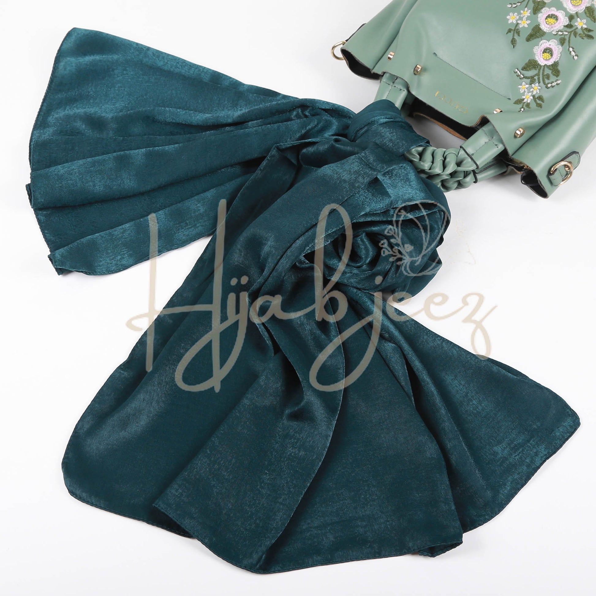 VELVET SILK - BLUISH GREEN