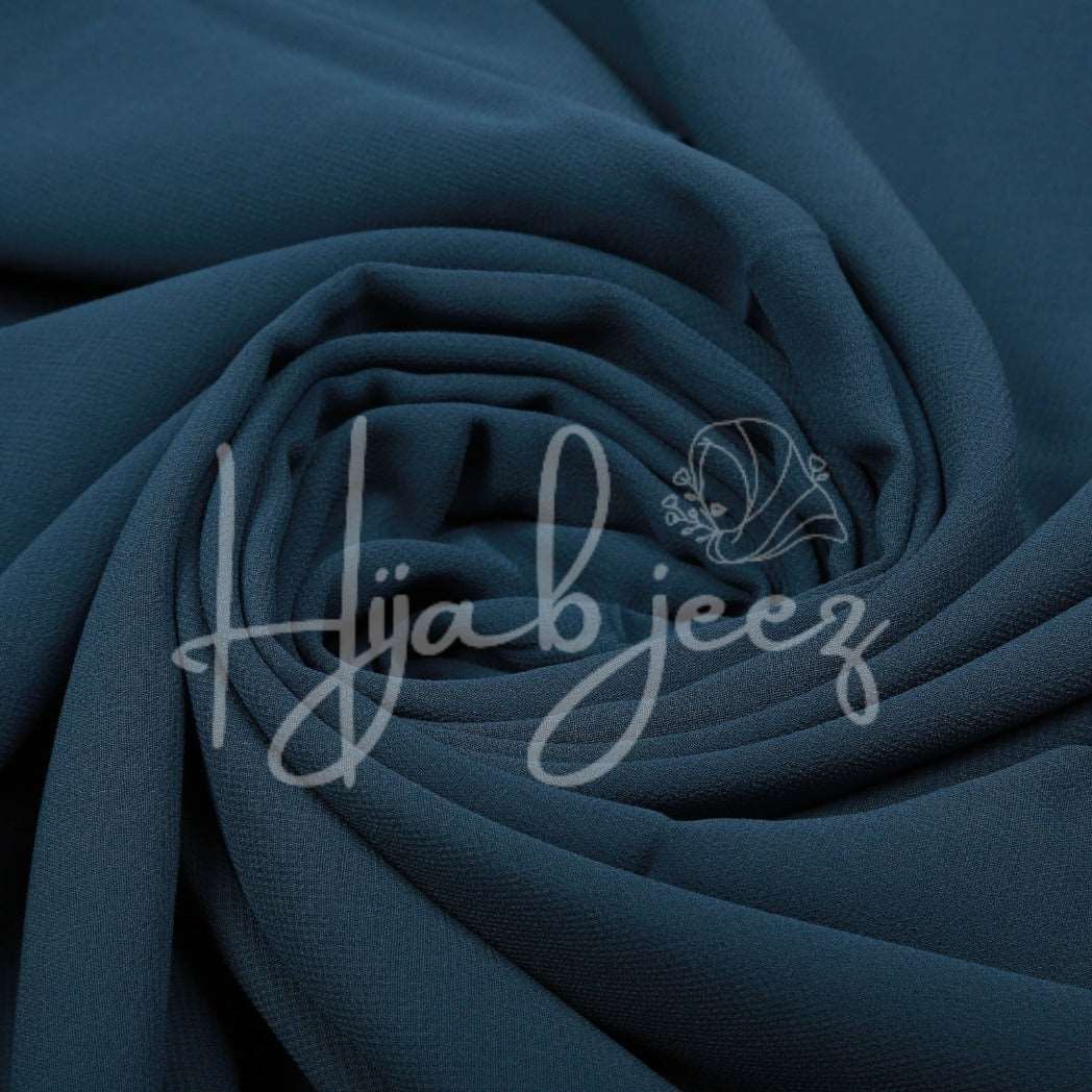 PLAIN GEORGETTE HIJAB - ROYAL BLUE