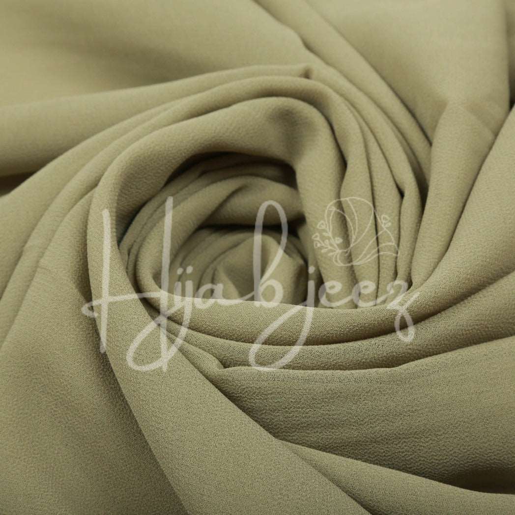 PLAIN GEORGETTE HIJAB - PISTACHIO