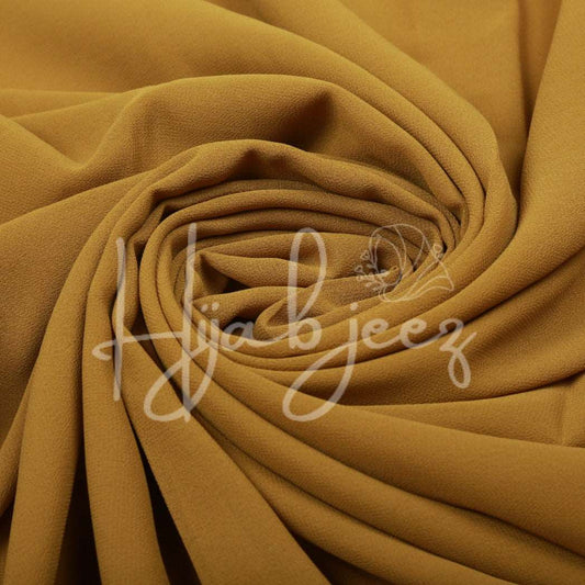 PLAIN GEORGETTE HIJAB - REEF GOLD