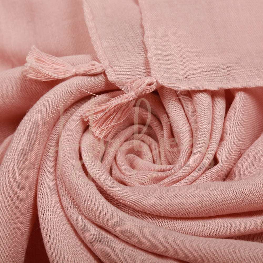 PLAIN LAWN TASSELS - ICY PINK