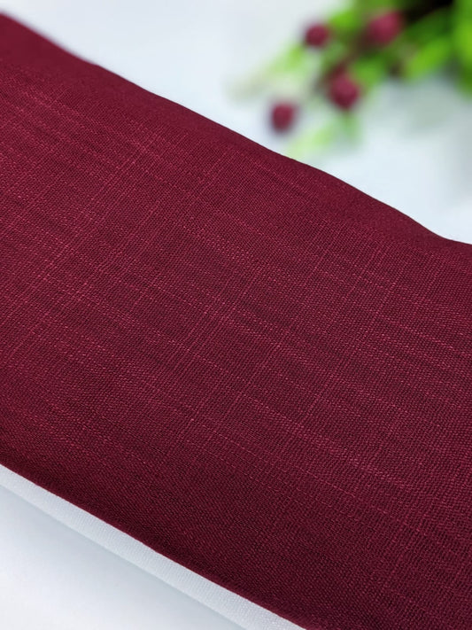 PREMIUM TURKISH LAWN - MAROON XL SIZE