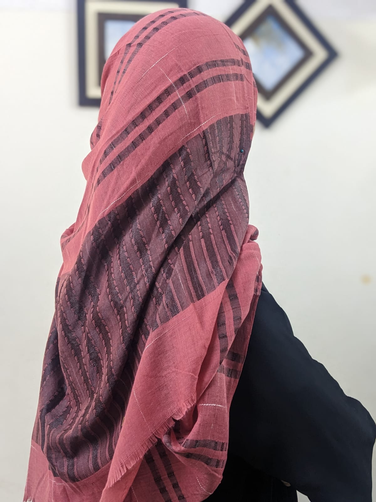 Jacquard Lawn Scarf - DS 9