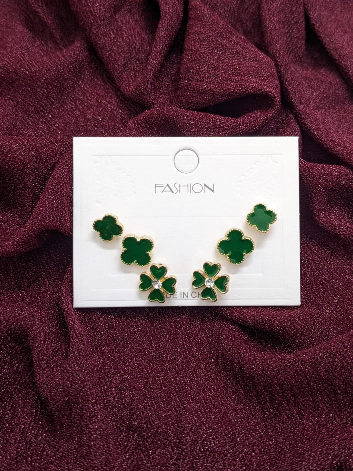 EarTops Pack of 3 - Fashionist Green