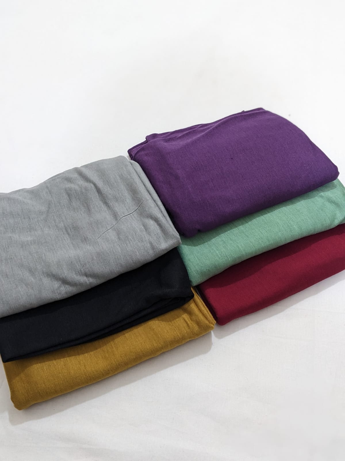 SOFT COTTON JERSEY - BUNDLE OF 6