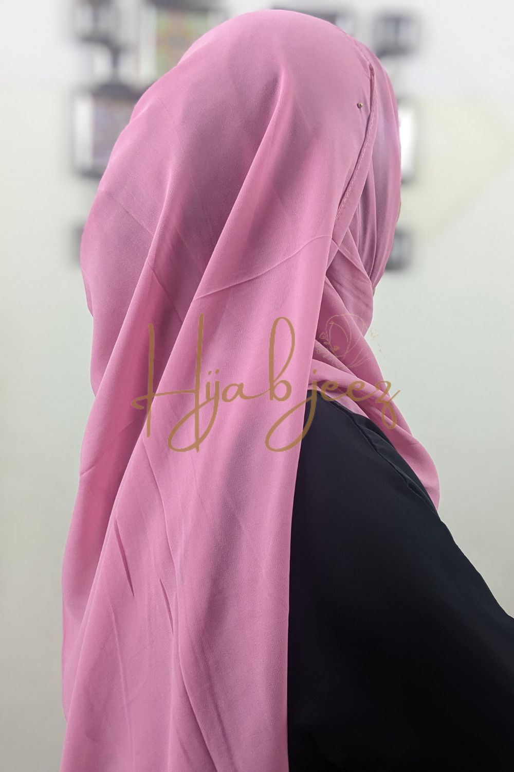 PLAIN GEORGETTE HIJAB - FAIRY PINK