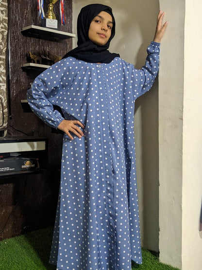 Kids Abaya Front Open Style - PG 2