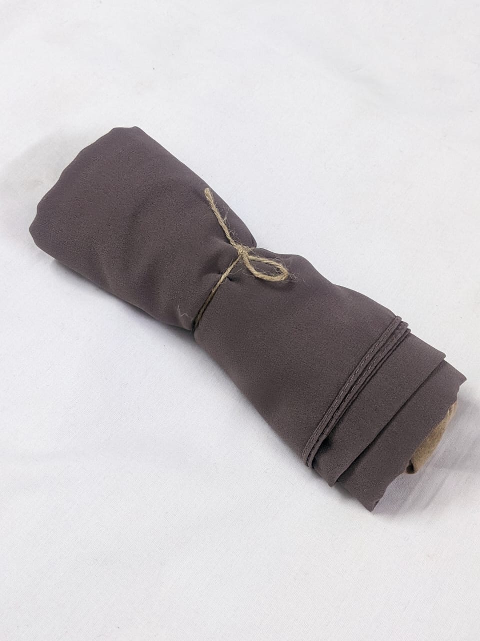 Georgette Hijab with attached Tube Cap - Cedar