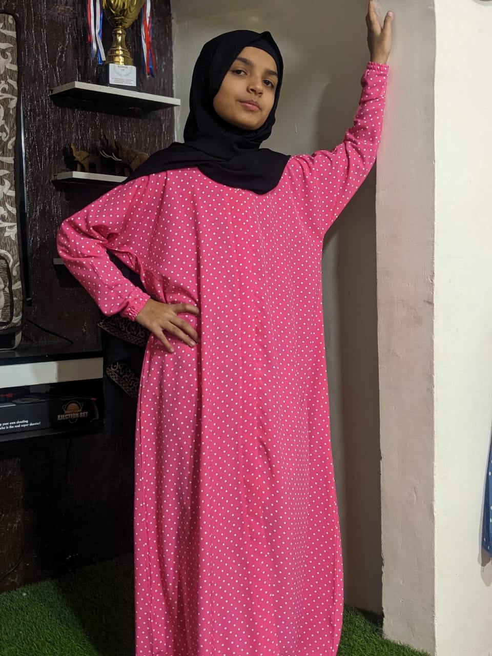 Kids Abaya Front Open Style - PG 1