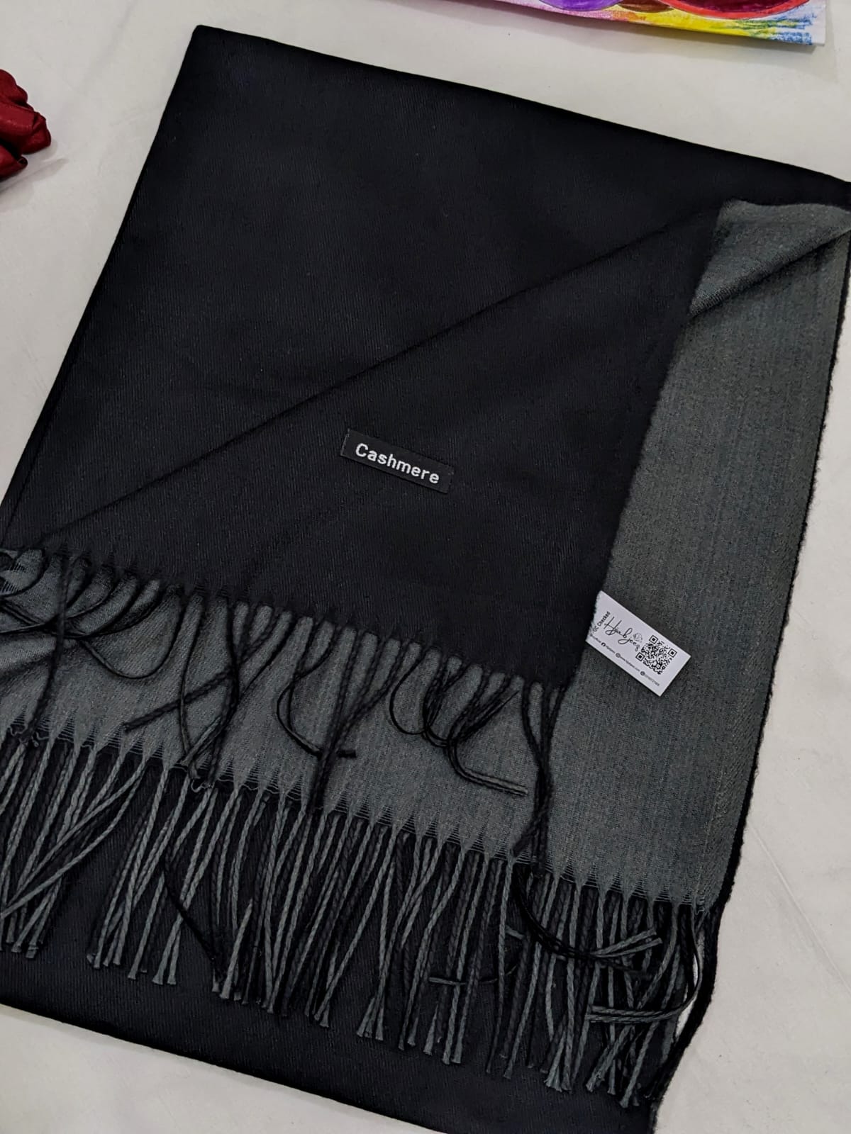 PURE WOOL PASHMINA DUAL SIDE - ART 3