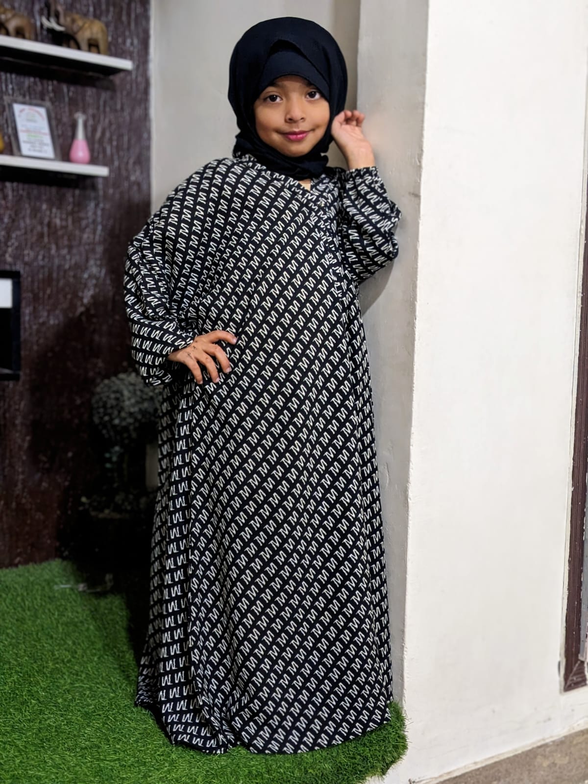 Kids Abaya Front Open Style - MMMM