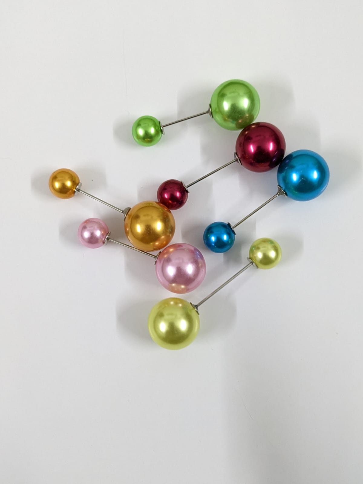 Scarf Ball Lock Pins Design - PACK OF 4