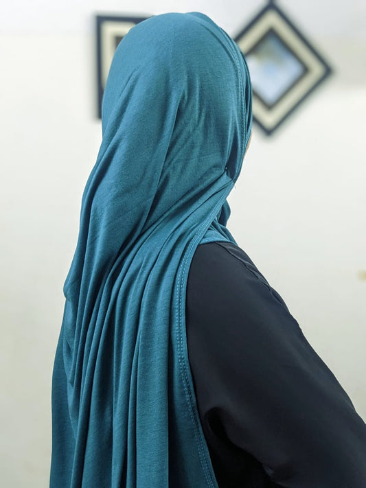 SOFT COTTON JERSEY - TEAL