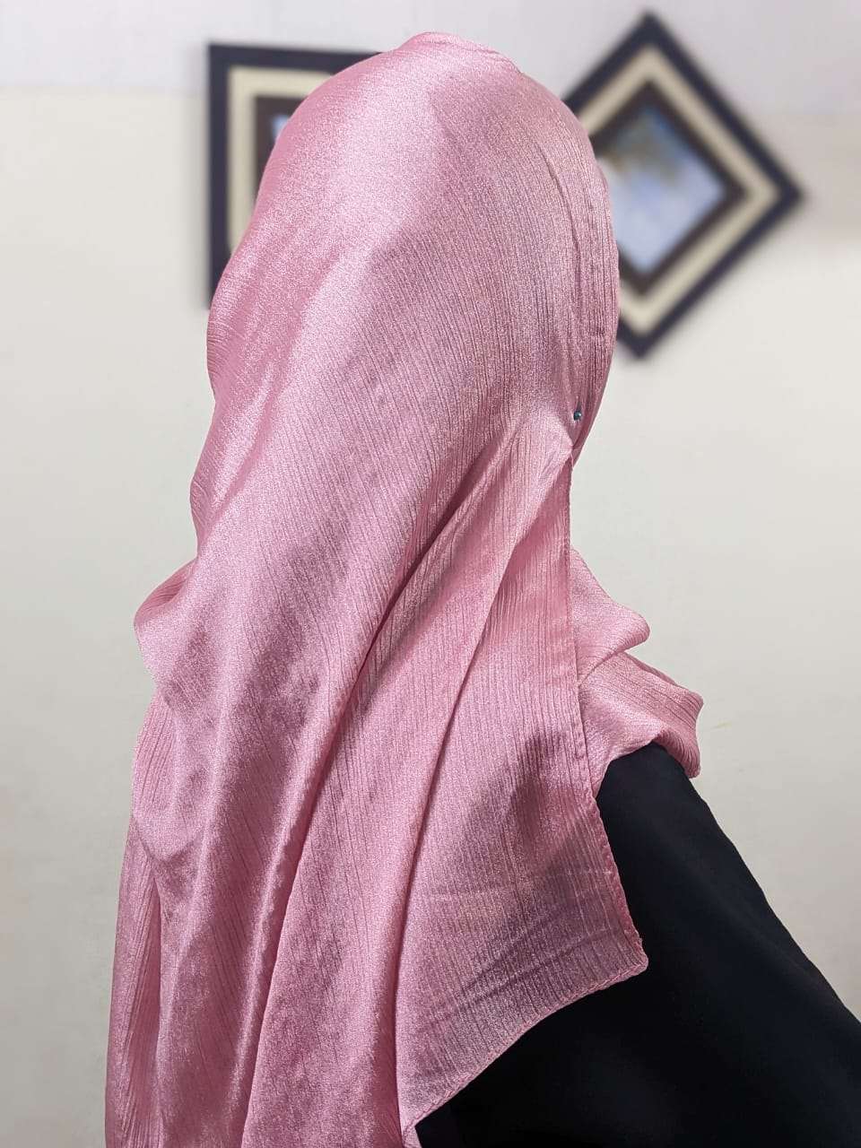 CRINKLE SILK - FAIRY PINK