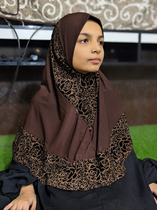 READY TO WEAR SCARF 9 to 13 YEARS - VELVET JERSEY DS11