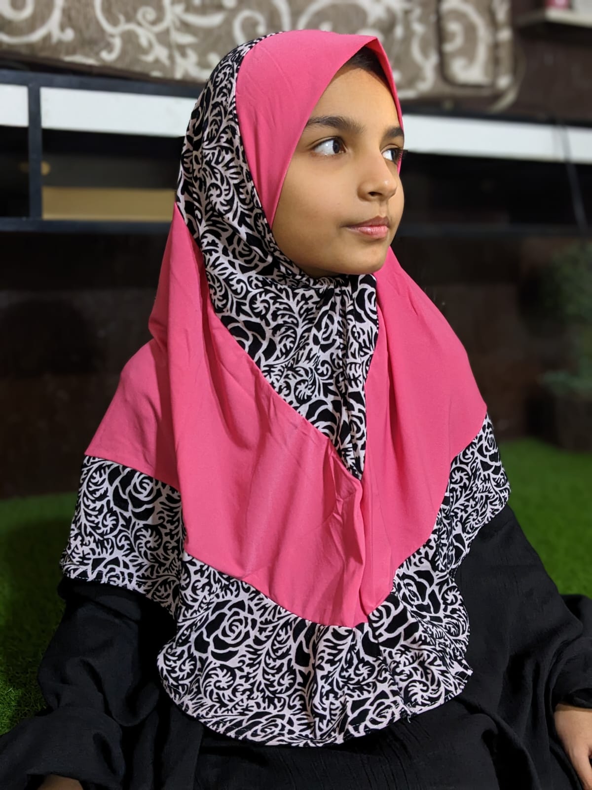 READY TO WEAR SCARF 9 to 13 YEARS - VELVET JERSEY DS10