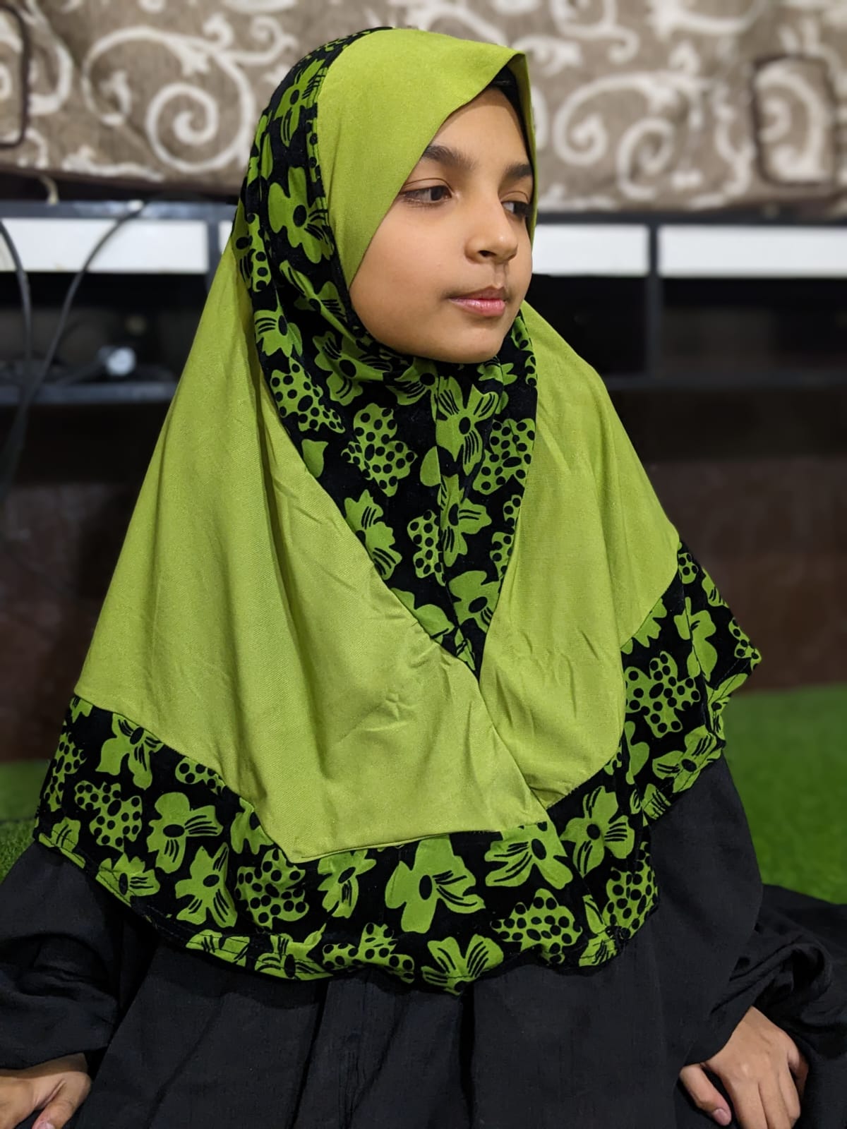 READY TO WEAR SCARF 9 to 13 YEARS - VELVET JERSEY DS8