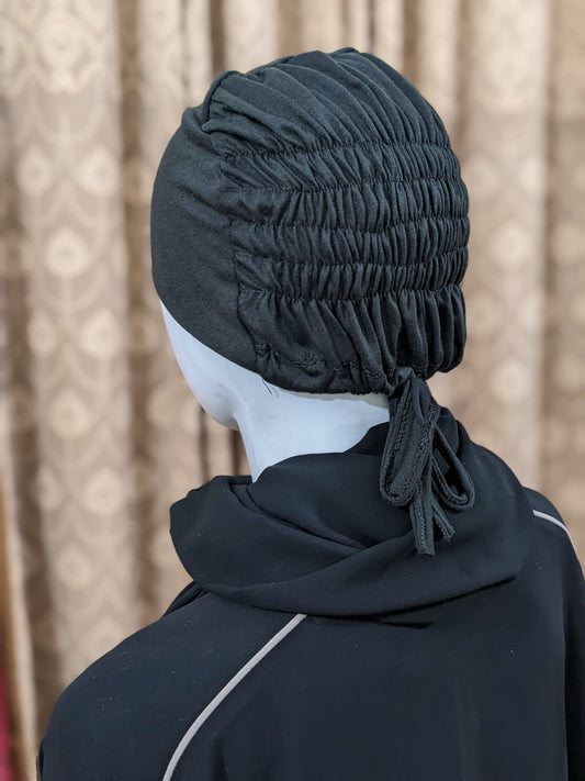 HIJAB UNDER CHUNNET CAP - BLACK