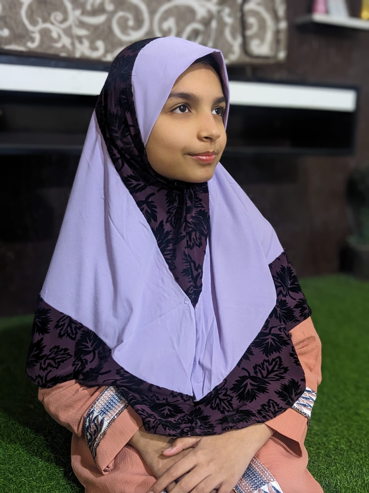 READY TO WEAR SCARF 9 to 13 YEARS - VELVET JERSEY DS24