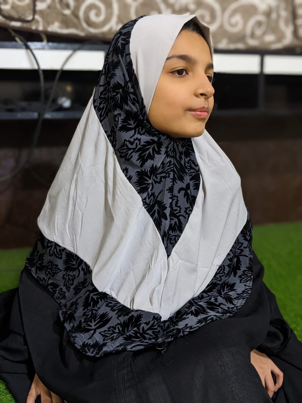 READY TO WEAR SCARF 9 to 13 YEARS - VELVET JERSEY DS12